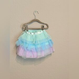 JANIE & JACK - DISNEY ARIEL TULLE TIERED SKIRT SIZE 18-24 MONTHS